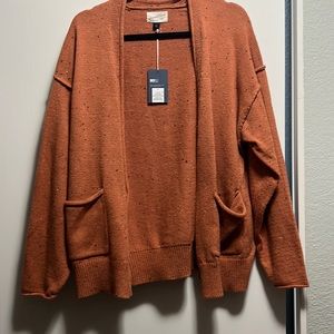 Universal Thread orange cardigan